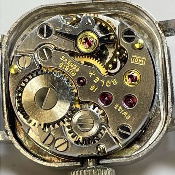 2118 Rolex Precision 1552836 Ladies 18K Solid White Gold (Works & Keeps Time) main image 9